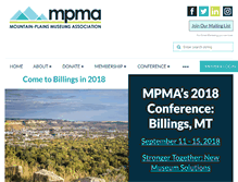 Tablet Screenshot of mpma.net